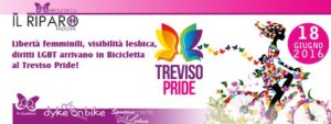 dyke on bike treviso pride 2016